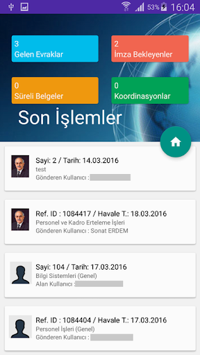 EBYSNet Mobil Screen 3