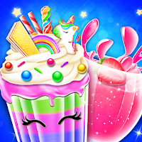 Unicorn Milkshake Making Games