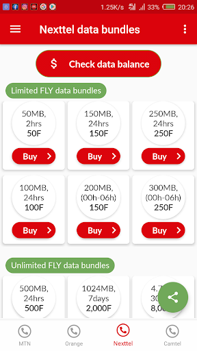 My Data App Screen 2