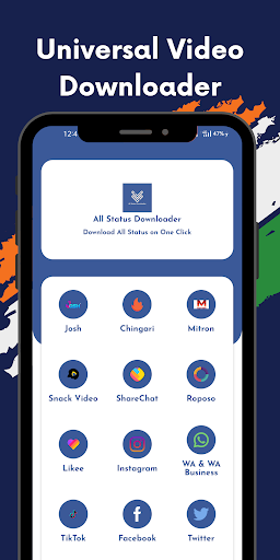 Android application All Status Downloader screenshort