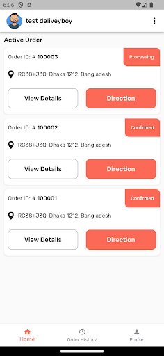 TIOMAN Delivery Screen 3