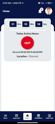 Tcube - Time.Task.Tracker Screen 3