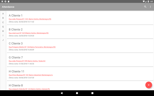 Gradual Attendance Screen 3