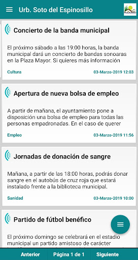 Android application Urb. Soto del Espinosillo screenshort