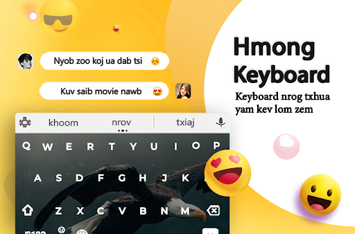 Android application Hmong Keyboard screenshort