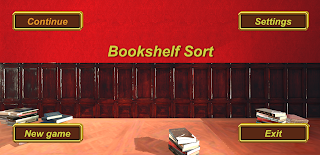 Bookshelf Sort 3D - Screenshot 1