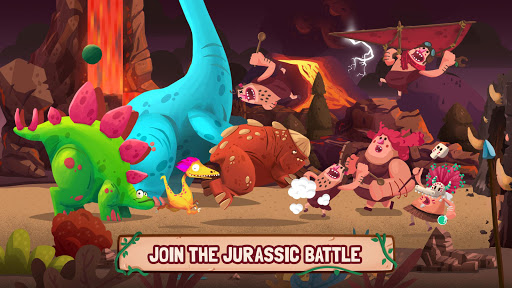 Dino Bash - Dinosaurs v Cavemen Tower Defense Wars screenshots 11