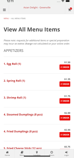 Asian Delight - Greenville Screen 2