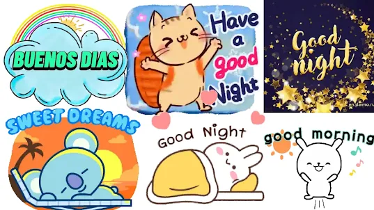 Good Night Animated Stickers