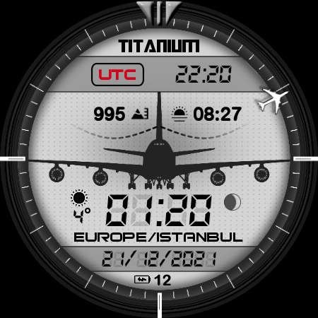 TWF8 - Hybrid Watch Face