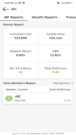 Sapna Investment Screen 3