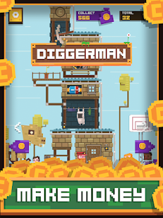 Diggerman - Arcade Gold Mining Screenshot