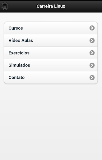 Android application Carreira Linux screenshort