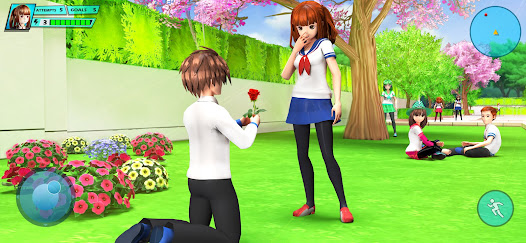 Screenshot 8 School Love Life: Anime Games android