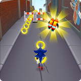 Sonic City Dash: Run, Rush & Surf Subway Game Free icon