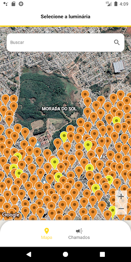 Android application Ilumina Guarapuava screenshort