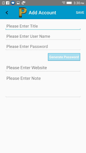 Passdiary Password Manager and Screen 3