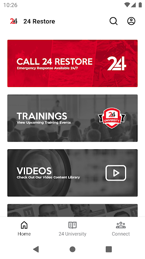 Android application 24 Restore screenshort