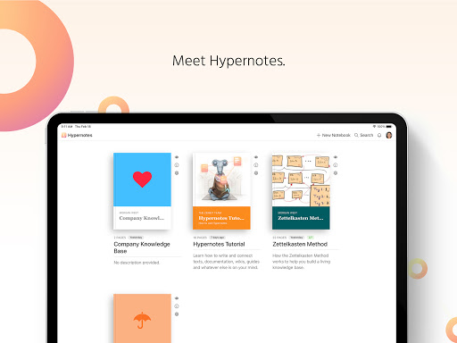 Screenshot of Hypernotes