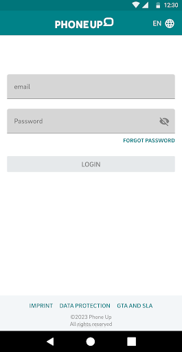 Android application Phone Up screenshort