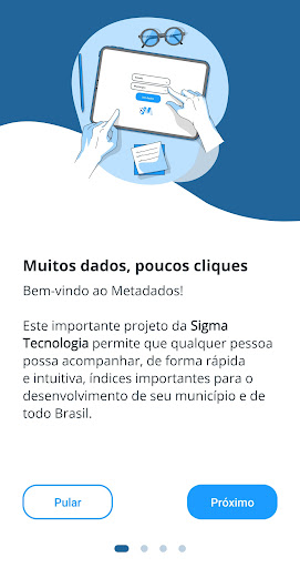 Android application Metadados - Sigma Tecnologia screenshort