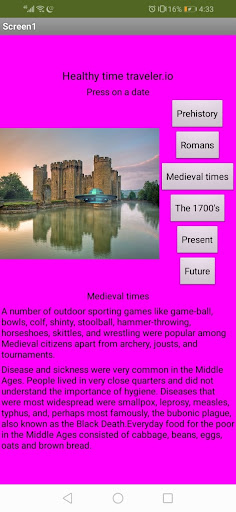 Healthy Time Traveler Screen 2