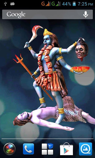 3D Maa Kali Live Wallpaper Screen 3