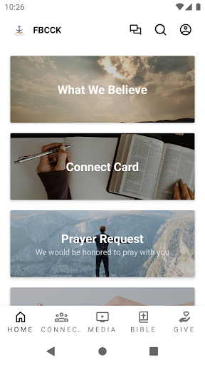 Android application First Baptist of Cedar Key screenshort