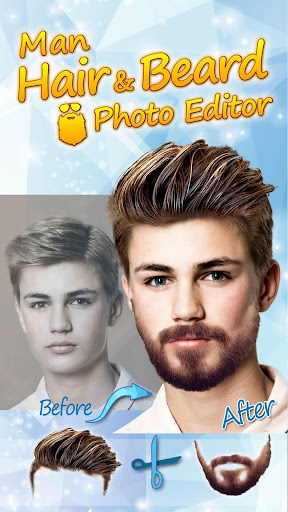 Android application Men Hairstyles - Beard Camera screenshort