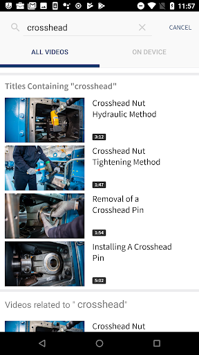 Ariel Training Videos Screen 3