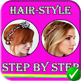 ? Hairstyles step by step icon