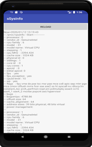 sSysInfo Screen 2