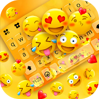 Фон клавиатуры Happy Emojis Gravity