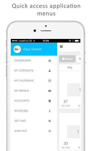 Android application BASCRM - Stay connected screenshort