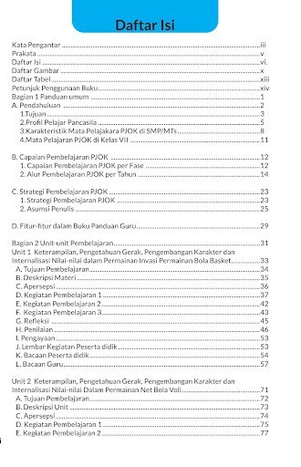 Buku Guru PJOK SMP Kelas 7 Screen 2