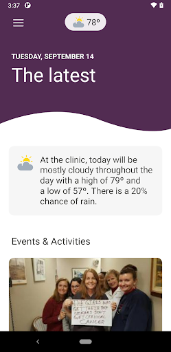 Android application Westside Clinic screenshort
