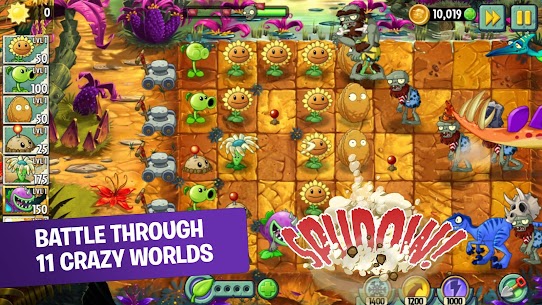 Plants vs Zombies 2 MOD APK 10.7.1 (Unlimited Diamonds) 1