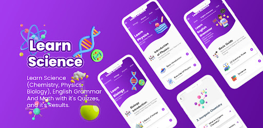 Android application Learn Science, Math, EnglishGr screenshort