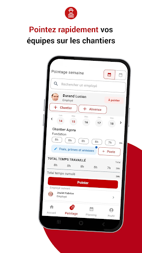 iBAT TEMPS 2.0 Pointage  abs.