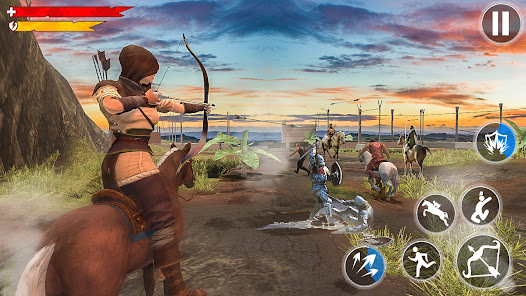 Bow Archery Battle War 1.0 APK + Mod (Unlimited money) untuk android