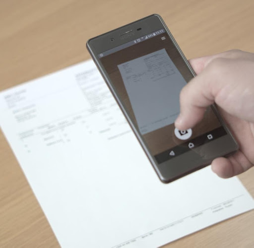 Android application Kuvaa kuitti screenshort