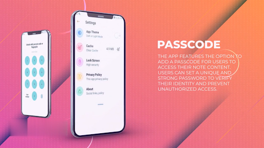 Private Notes with password
