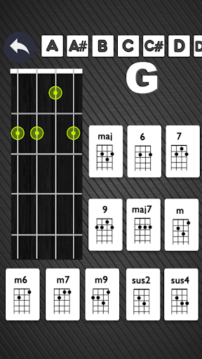 Ukulele tuner & chords 2024 Screen 2