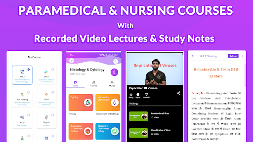 Android application Para Academy screenshort