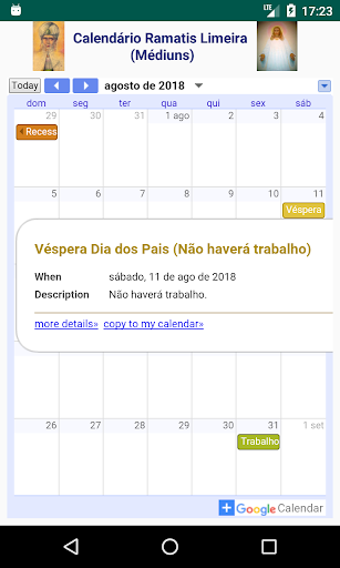 Calendário Ramatis Limeira Screen 2