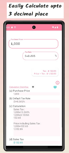 Sales Tax Calculator - Easy screenshot 3