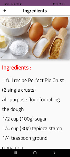 Raspberry Pie Recipe Screen 3
