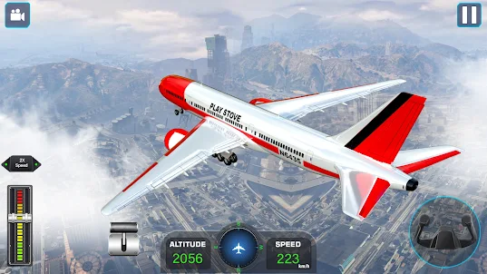 飛機飛行遊戲 3D