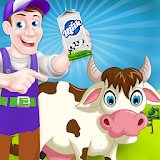 Milk Factory Farm Cooking Game icon