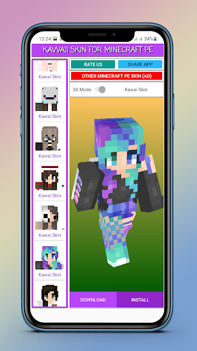 Kawaii Skin for Minecraft PE